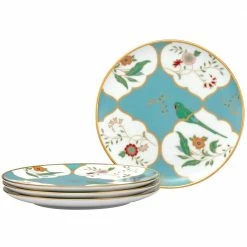 Lodi's Morning 12-Piece White Porcelain (White and Blue) Set (Service for 4) by Noritake -Cheap Noritake Store white blue gold noritake dinnerware sets m666 12h 4f 1000