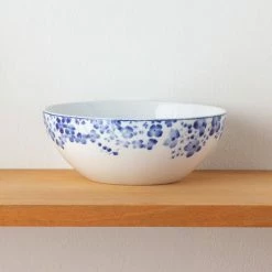 9 in., 32 oz. White/Blue Bloomington Road White Porcelain Round Vegetable Bowl by Noritake 5 9 in., 32 oz. White/Blue Bloomington Road White Porcelain Round Vegetable Bowl by Noritake -Cheap Noritake Store white blue noritake serving bowls 1733 426 31 1000