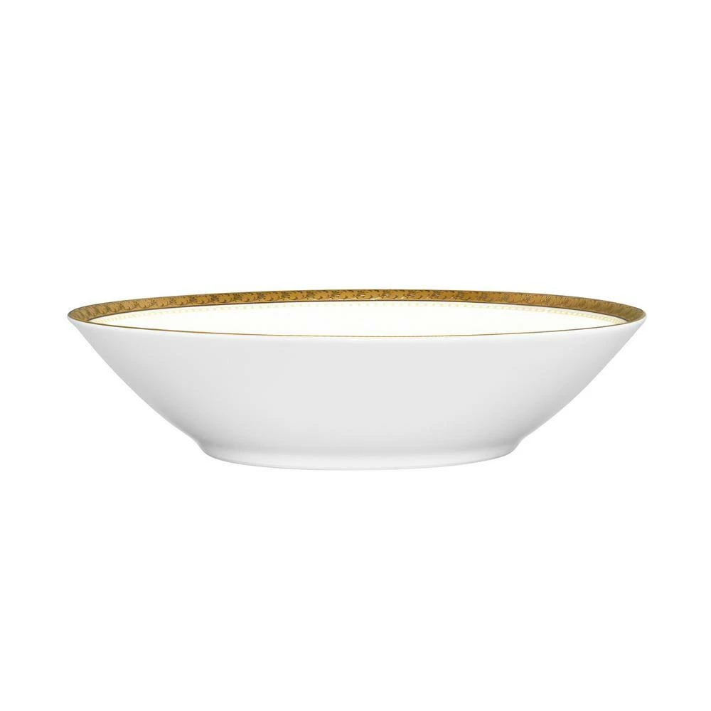 Charlotta Gold/White Porcelain Fruit Bowls (Set of 4) 5-1/2 in., 4 oz. by Noritake 2 Charlotta Gold/White Porcelain Fruit Bowls (Set of 4) 5-1/2 in., 4 oz. by Noritake - Image 2