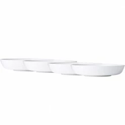 Marc Newson 9 in., 38 oz. White Bone China Pasta Bowls (Set of 4) by Noritake