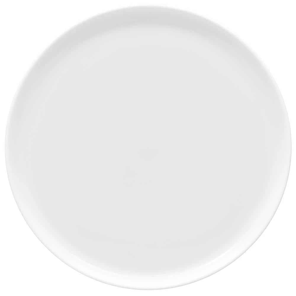 Colortex Stone White Porcelain Dinner Plate 9-3/4 in. (Set of 4) by Noritake 2 Colortex Stone White Porcelain Dinner Plate 9-3/4 in. (Set of 4) by Noritake - Image 2