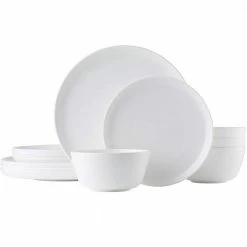 Marc Newson 12-Piece White Bone China Dinnerware Set (Service for 4) by Noritake