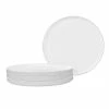 Colortex Stone White Porcelain Salad Plate 7-1/2 in. (Set of 4) by Noritake
