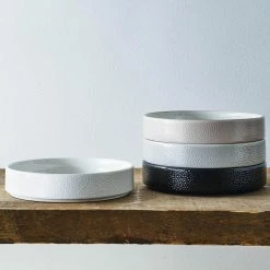 Colortex Stone White Porcelain Deep Plate 7-1/2 in. by Noritake -Cheap Noritake Store white noritake salad plates dessert plates g010 560 4f 1000