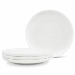 Marc Newson 6 1/4 in. White Bone China Bread and Butter Plates (Set of 4) by Noritake