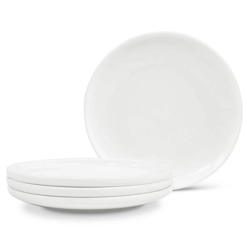 Marc Newson 8-1/4 in. White Bone China Salad Plates (Set of 4) by Noritake 1 Marc Newson 8-1/4 in. White Bone China Salad Plates (Set of 4) by Noritake