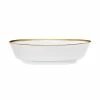 Charlotta Gold/White Porcelain Oval Vegetable 32 oz. by Noritake