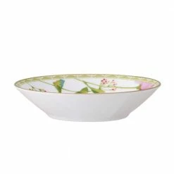 Poppy Place Porcelain 5.5 in. 4 oz. White & Pink Fruit Bowls (Set of 4) by Noritake -Cheap Noritake Store white pink gold noritake bowls 1737 408d 4f 1000