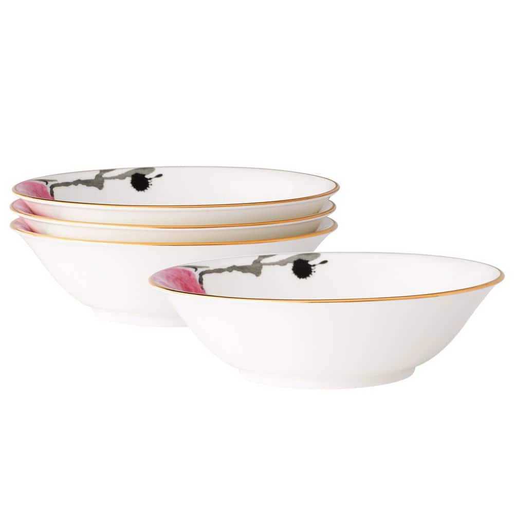 15 1/2 oz. 6 1/2 in. White Yae Bone China Cereal Bowls (Set of 4) by Noritake 1 15 1/2 oz. 6 1/2 in. White Yae Bone China Cereal Bowls (Set of 4) by Noritake