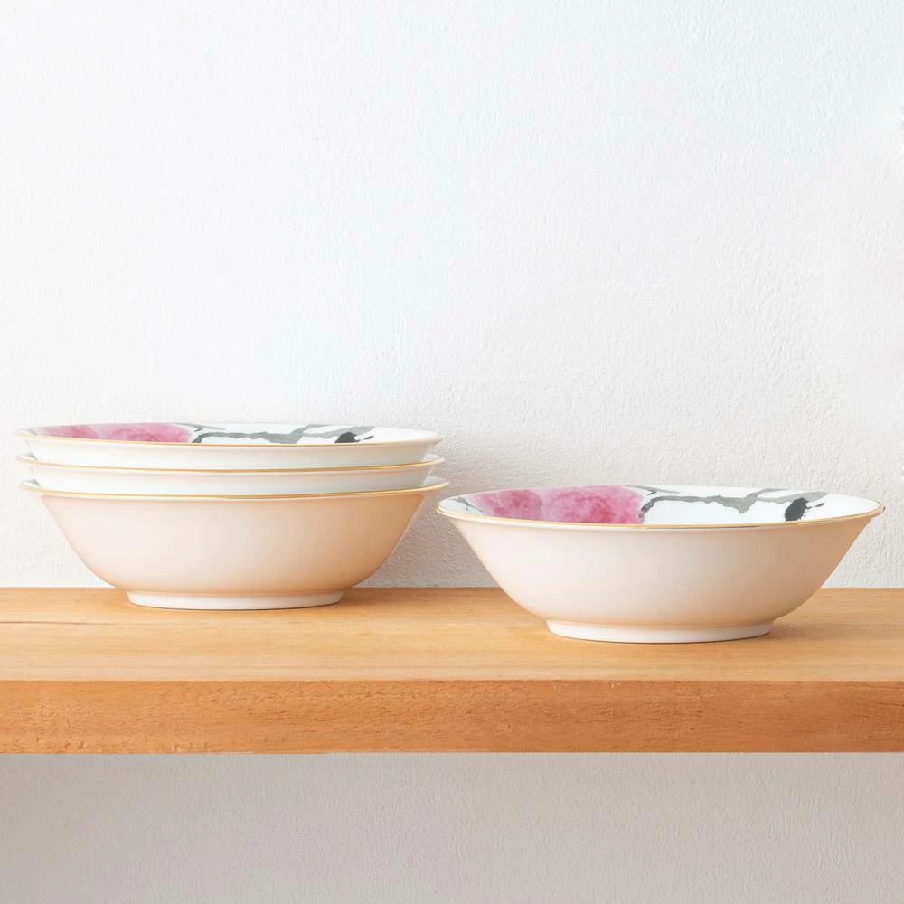 15 1/2 oz. 6 1/2 in. White Yae Bone China Cereal Bowls (Set of 4) by Noritake 2 15 1/2 oz. 6 1/2 in. White Yae Bone China Cereal Bowls (Set of 4) by Noritake - Image 2
