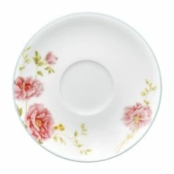 Peony Pageant White Bone China Saucer 6 in. by Noritake 7 Peony Pageant White Bone China Saucer 6 in. by Noritake -Cheap Noritake Store white pink noritake salad plates dessert plates 4963 403 fa 1000