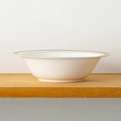 9-1/2 in. 32 oz. Brilliance White Bone China Round Vegetable Bowl by Noritake -Cheap Noritake Store white platinum gold noritake serving bowls 4824 426 31 1000